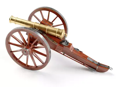 Napolean Cannon M1853 3D model