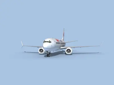 Boeing 737-800 Max China Eastern 3D model