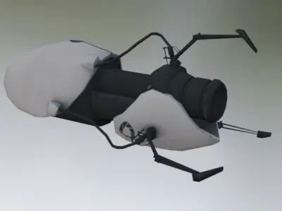 Portal Gun Free low-poly 3D model