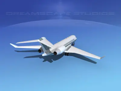 Global Express 8000 V03 3D model