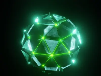 Alien org artifact 3D model