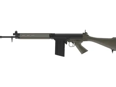 FN FAL 3D model