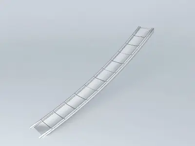 Aft wing emergency exit Free 3D model