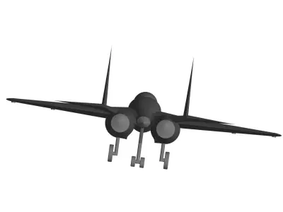 sukhoi su 30mki Multirole Fighter Aircraft 3D model
