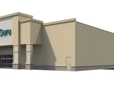 Retail-053 Retail Store 3D model