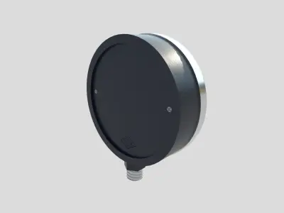 Pressure Gauge M10 Low-poly 3D model