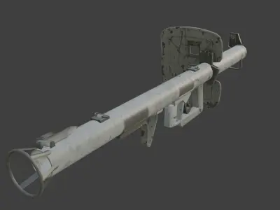 panzerschreck rocket 3D model
