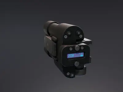Radius Rangefinder Low-poly 3D model