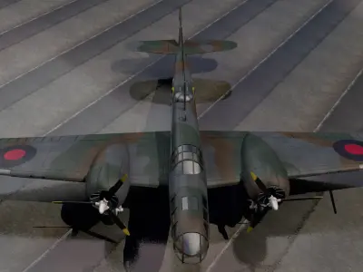 Martin 167 Maryland Mk-1 3D model