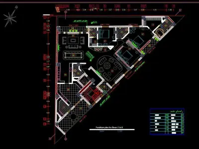 Mixed Use Apartment Building with Commercial Ground Floor 3D model