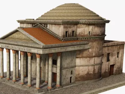 Pantheon in Rome 3D model