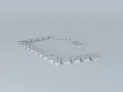 Puente Zuazo defensive batteries Free 3D model