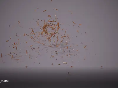 Wood Crack Slide 01 Matte Low-poly 3D model