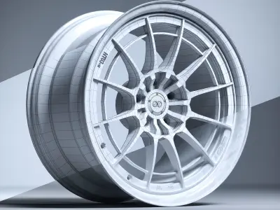 Enkei Wheels - nt03m Low-poly 3D model