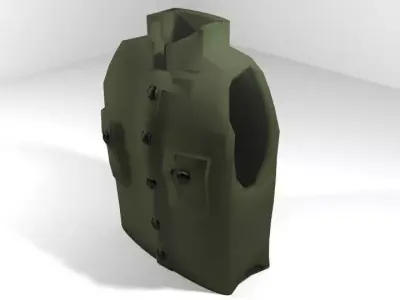 Armour Vest - Type 2 3D model