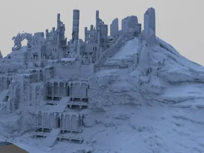 Ancient City Sahara expanded 3D model 3D model