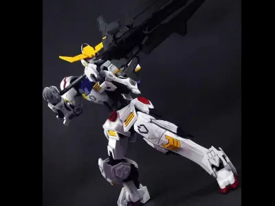 Fully 3dPrinted ActionFigureTAUROS - BASED ON GUNDAM BARBATOS 3D print model