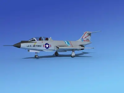 McDonnell F-101B Voodoo V04 3D model
