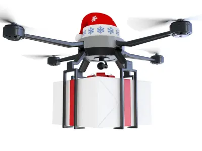 New Year Drone 3D model
