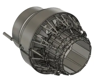 Thrust Nozzle 3D model