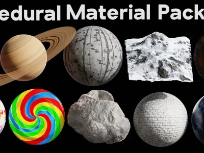 Blender Procedural Material Pack 16 Texture