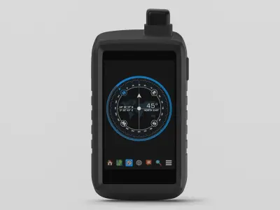 Digital Compass Device 3D model