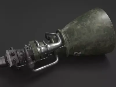 Spacecraft Propulsion System Dirt 3D model