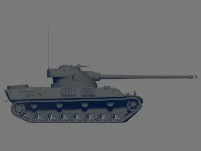 Somua SM 3D model