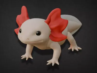 Axolotl Model 3D model
