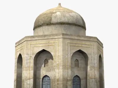 Arab x3 Low-poly 3D model