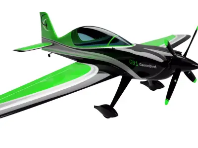 GB1 GameBird Aerobatic Aircraft Miniature 3D model