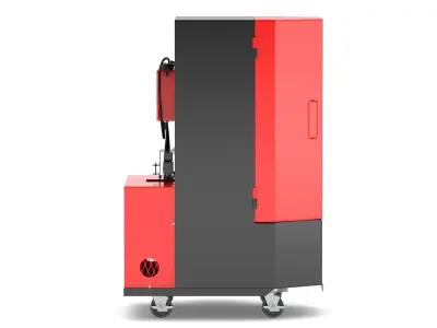 Garage Floor Standing Parts Washer 3D model