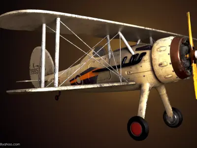 Old Plane 3D model