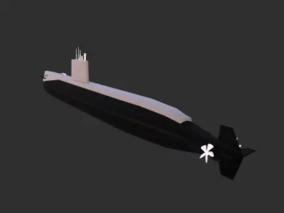 USS Nautilus 3D model