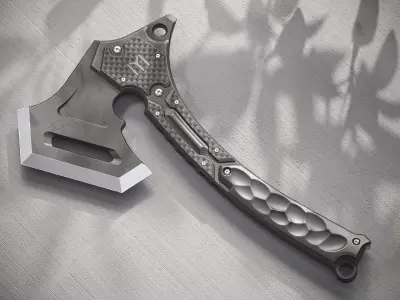 Modern Axe XX PBR Low-poly 3D model