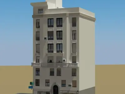 Building apartment 3D model