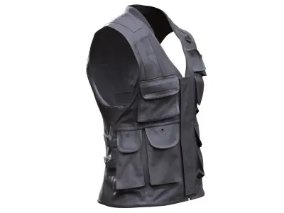 Vest 181 - All MH Bodies - UE5 Skeletons - Rigged Low-poly 3D model