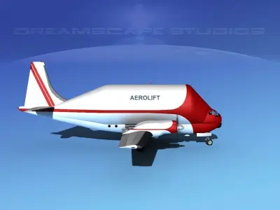 Aero Spacelines Super Guppy V03 3D model