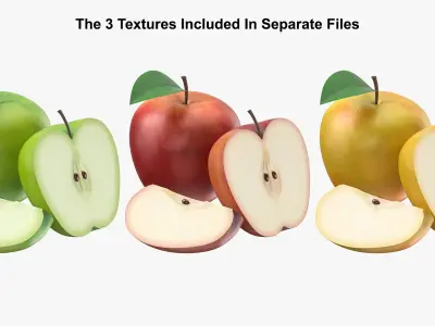 Fruits Collection 3D model