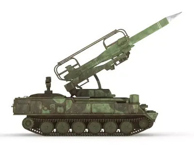 2K12 Krub Low Poly Free 3D model