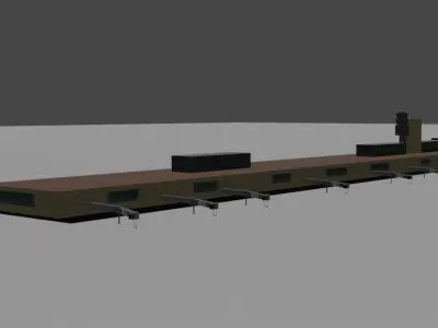 Zurich Flughafen airport low poly airport Low-poly 3D model