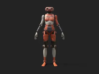 Robot 3D model 90