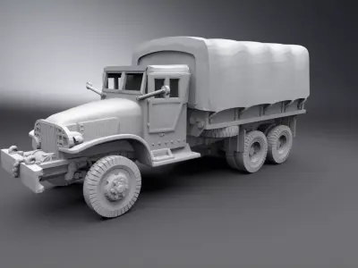 GMC CCKW mini scale 3D print model