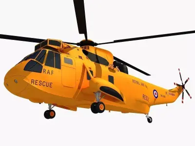 Westland Sea King Helicopter 3D model