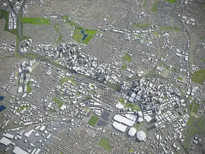 Atlanta Metropolitan Area 3D model