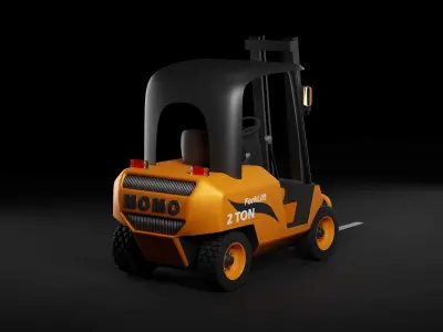 Concept Forklift for Commercial use 3D model
