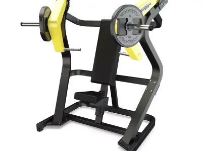 Technogym - Plate Loaded - Incline Chest Press 3D model