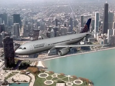 Airbus A-300 Continental 2 3D model