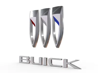 buick new logo 3D model