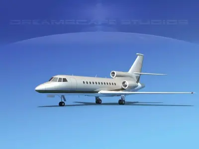Dassault Falcon 900 V14 3D model